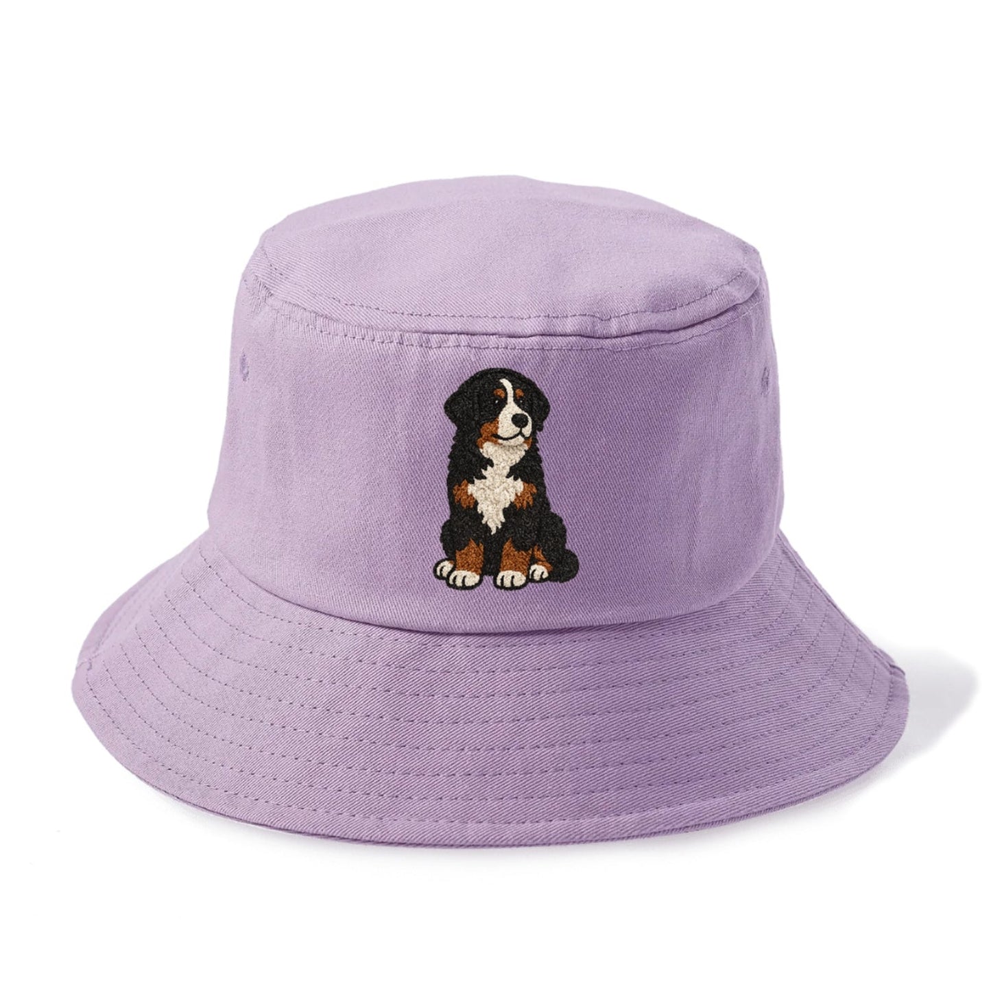 Bernedoodle Tricolor Curly Playful Charm Bucket Hat