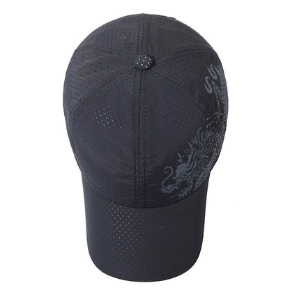 Stylish Dragon Print Baseball Cap for Men Baseball Cap