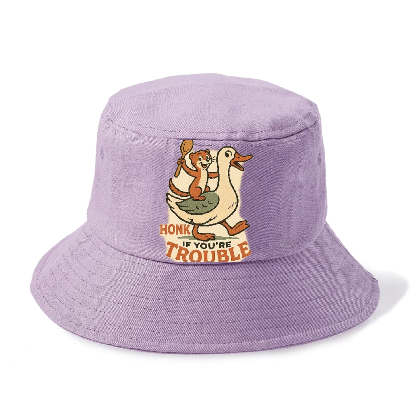 Trouble Cartoon Bucket Hat