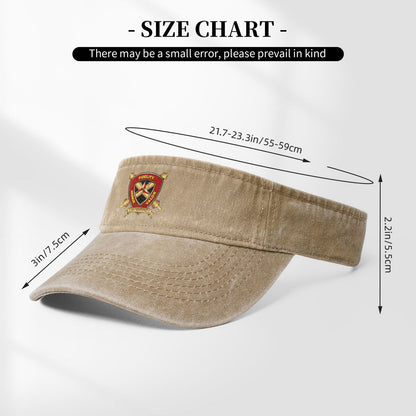 12th Marines Printing adjustable Empty Top Baseball Sun Cap unisex outdoor sport hat veterans gift