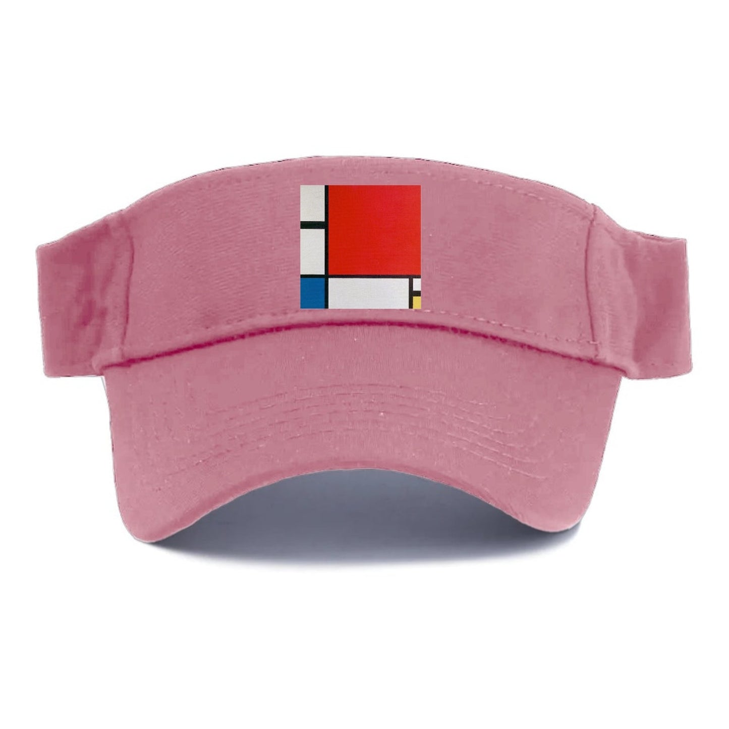 Composition With Red Blue And Yellow Visor
