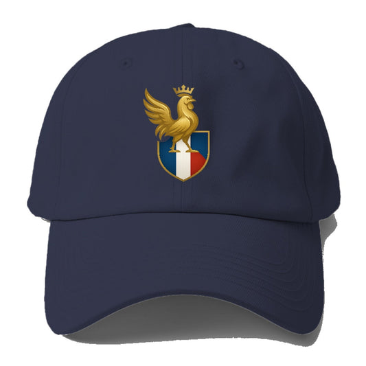 France Gallic Rooster Emblem Premium Design Baseball Cap