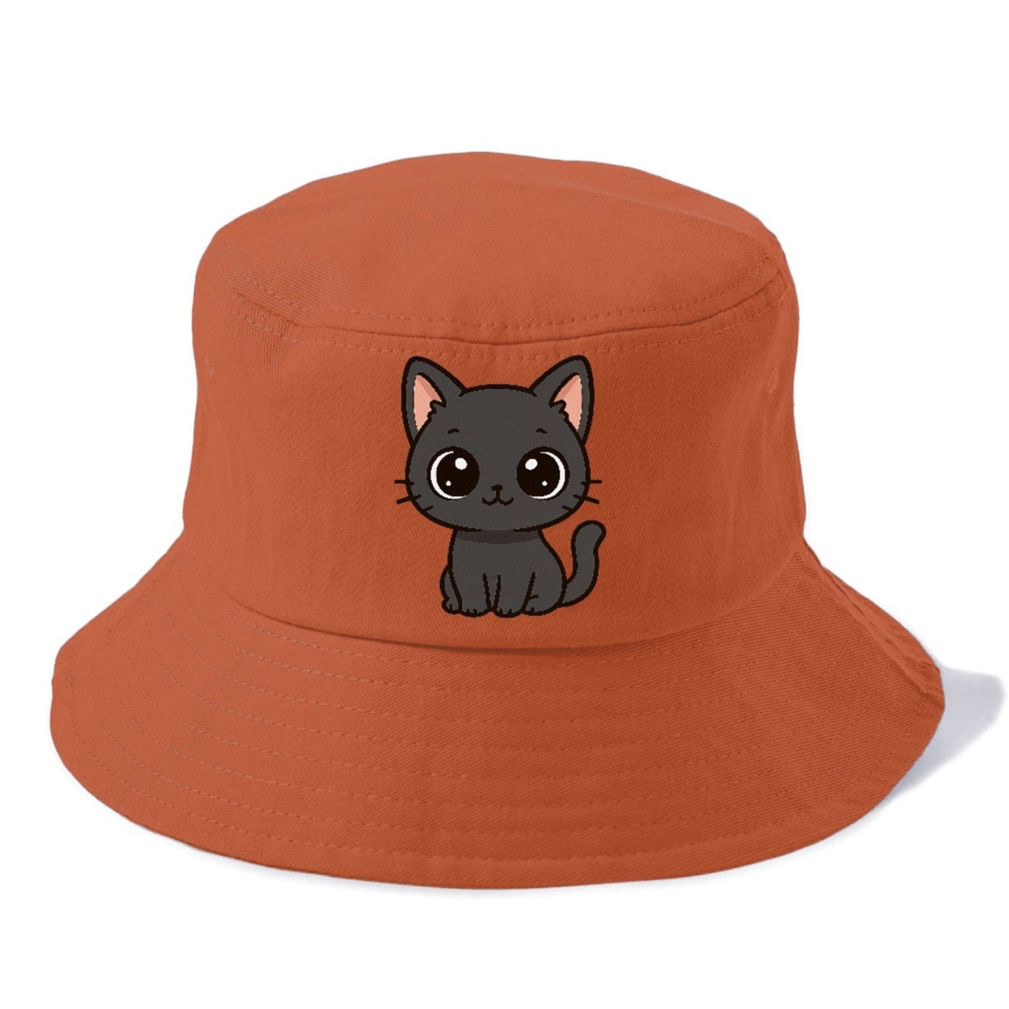 Black Cat Mysterious Allure Bucket Hat