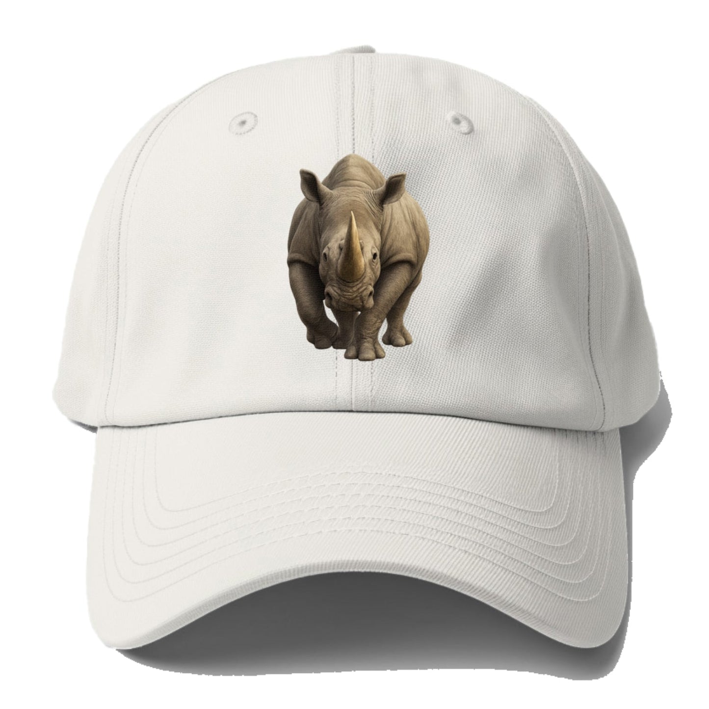 Majestic Rhino Frontal Portrait Baseball Cap