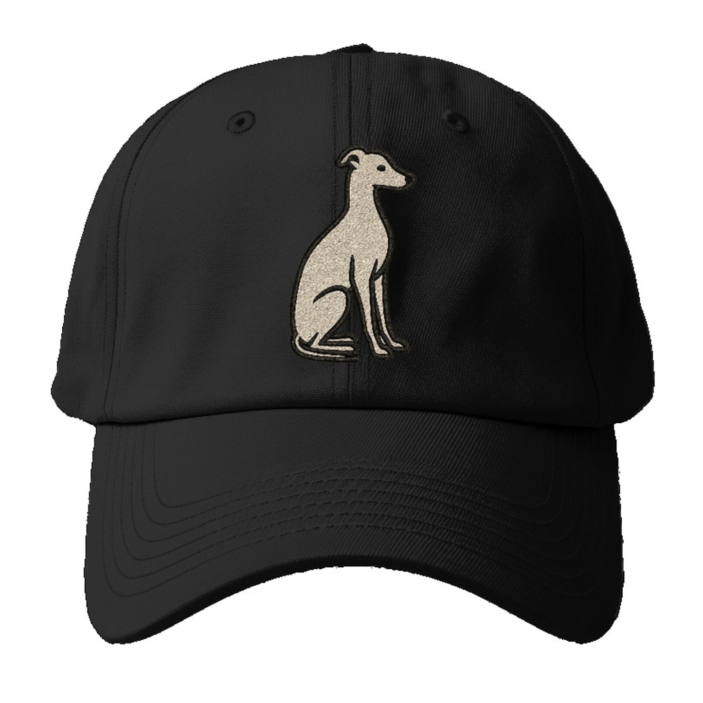 Italian Greyhound Gray Sitting Pose Baseball Cap