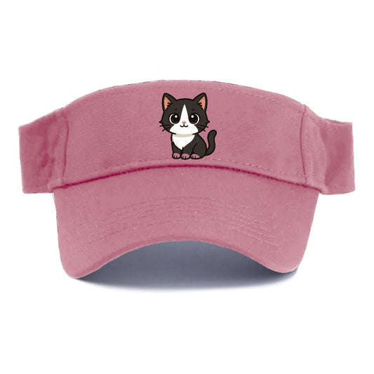 Tuxedo Mix Elegant Charm Visor
