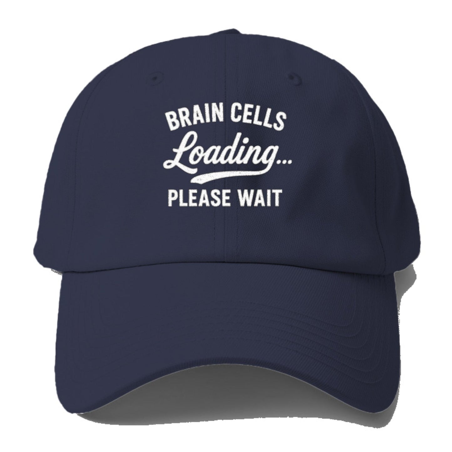 Brain Cells Loading Funny Design Baseball Cap