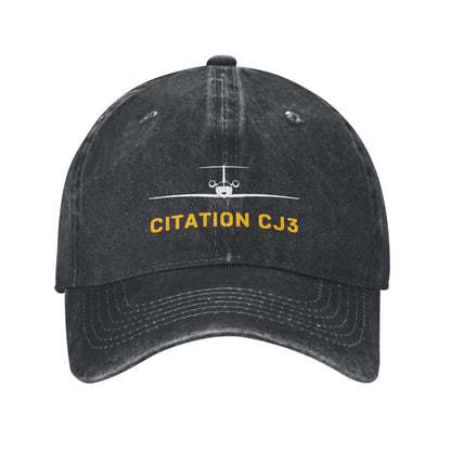 Citation CJ3 Printing unisex baseball cap adjustable hats Outdoor leisure hat veteran gift