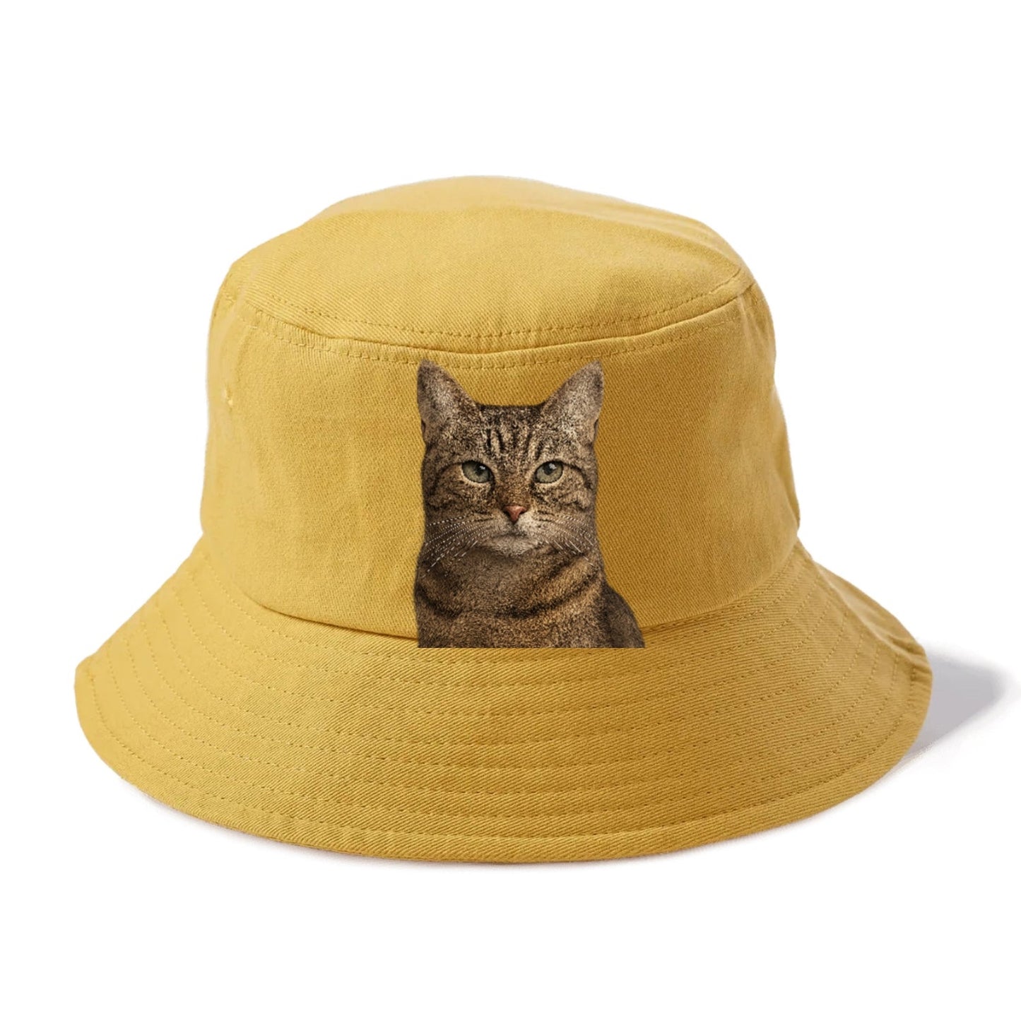 Content Cat Curious Charm Bucket Hat