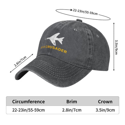 RF-8 Crusader Printing unisex baseball cap adjustable hats Outdoor leisure hat veteran gift