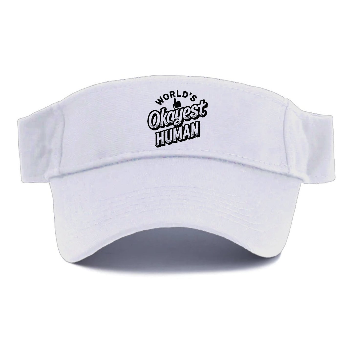 World's Okayest Human Visor