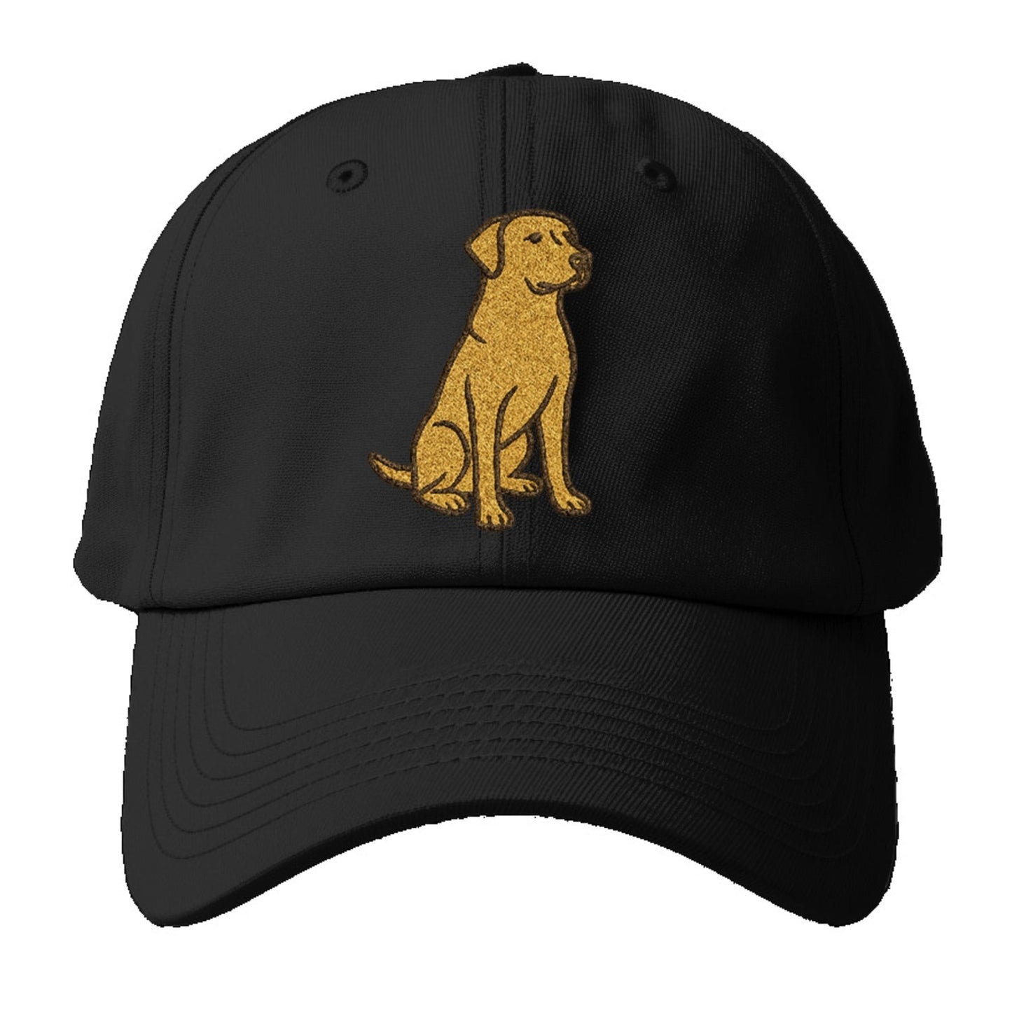 Labrador Retriever Yellow Lab Sitting Pose Baseball Cap