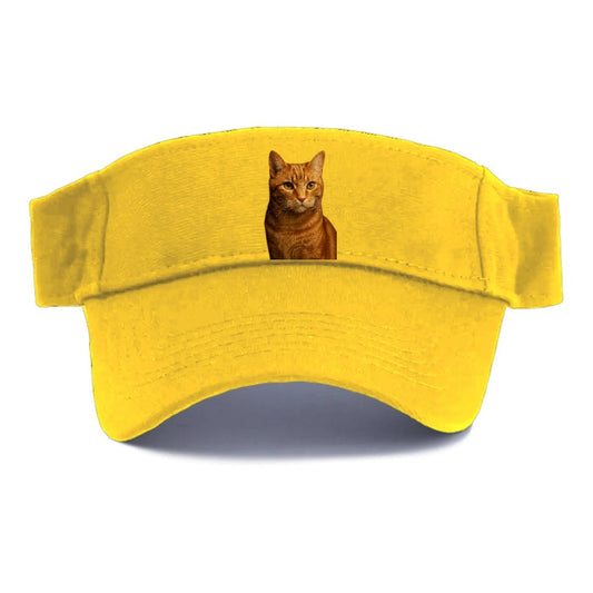 Orange Tabby Playful Purr Visor