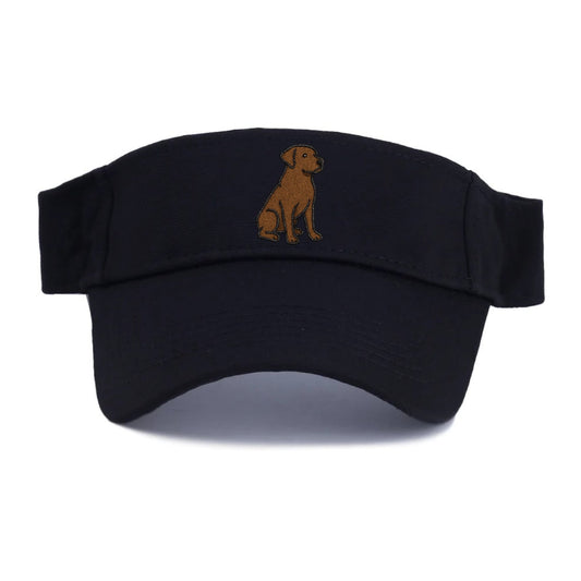Chocolate Labrador Retriever Loyal Companion Visor