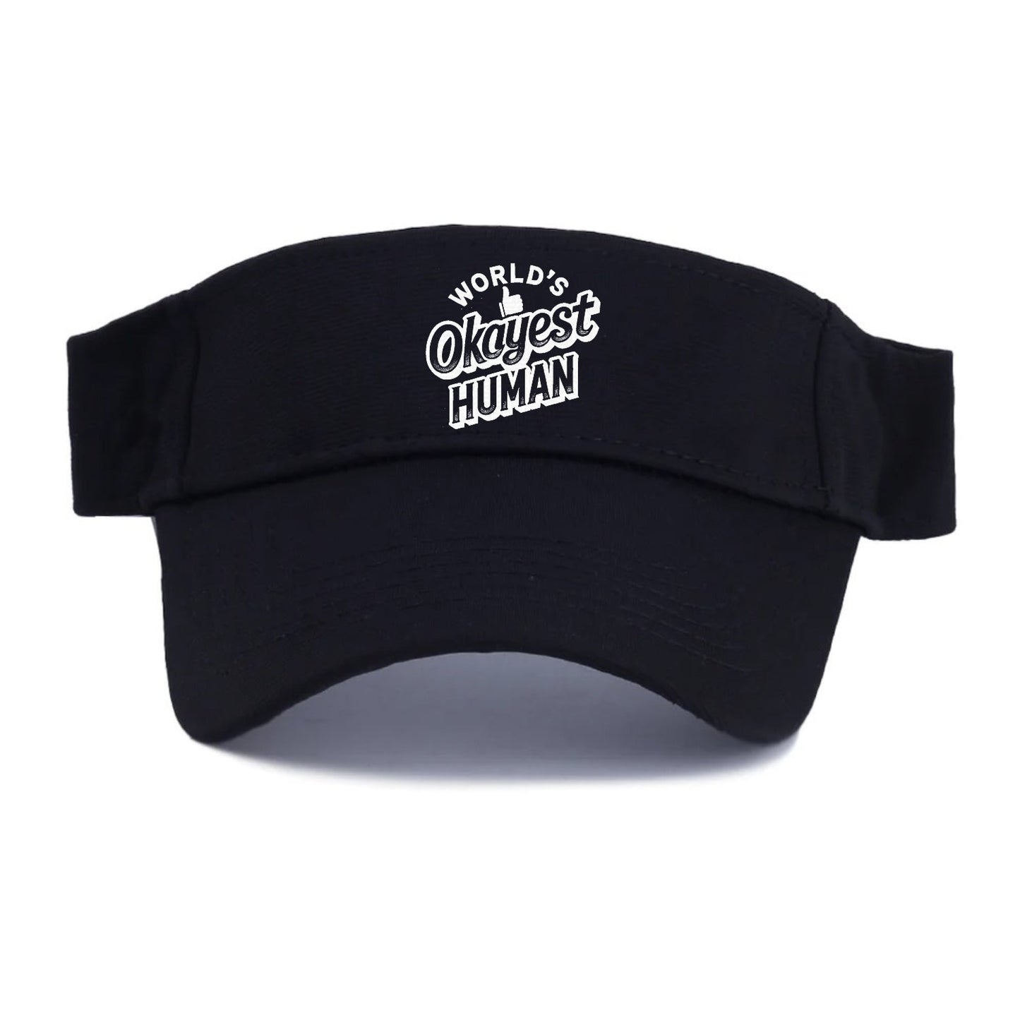 World's Okayest Human Visor
