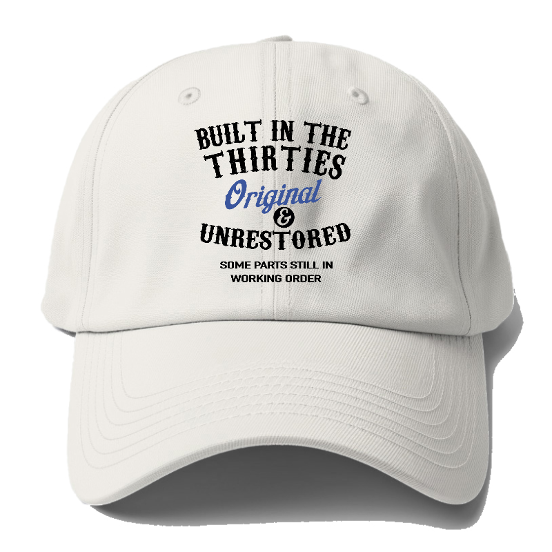 Built In The Thirties Original Unrestored Some Parts Still In Working Order Baseball Cap