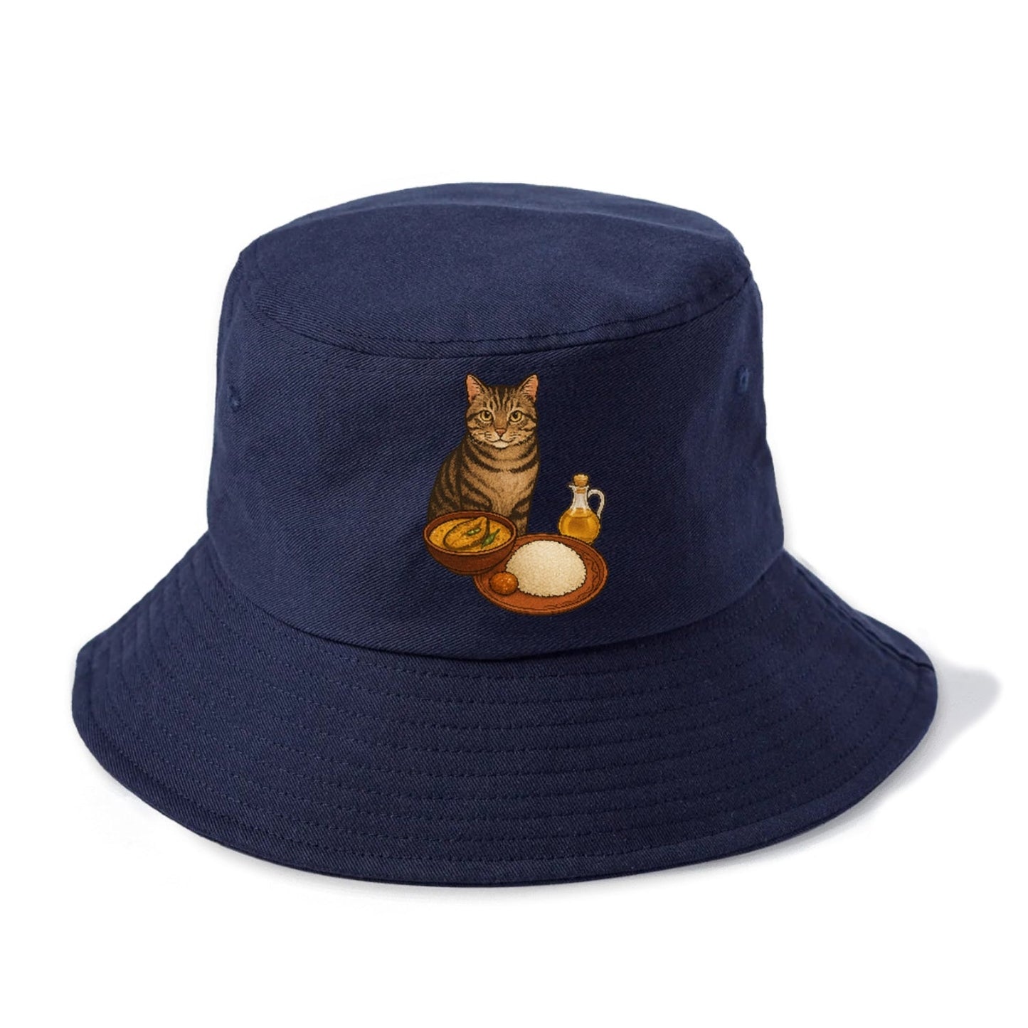 Bengali Fish Curry Cat Charm Bucket Hat
