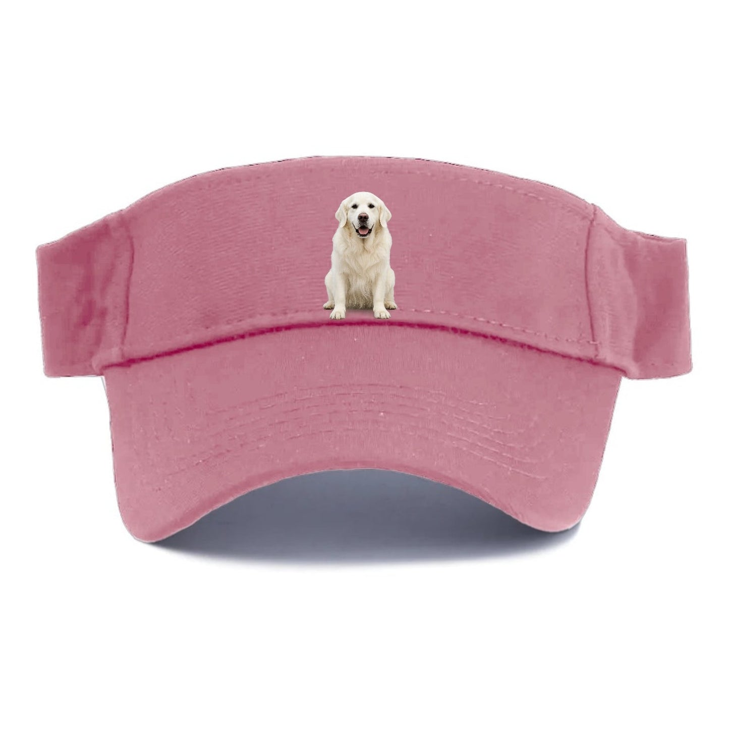 White English Cream Golden Regal Charm Visor