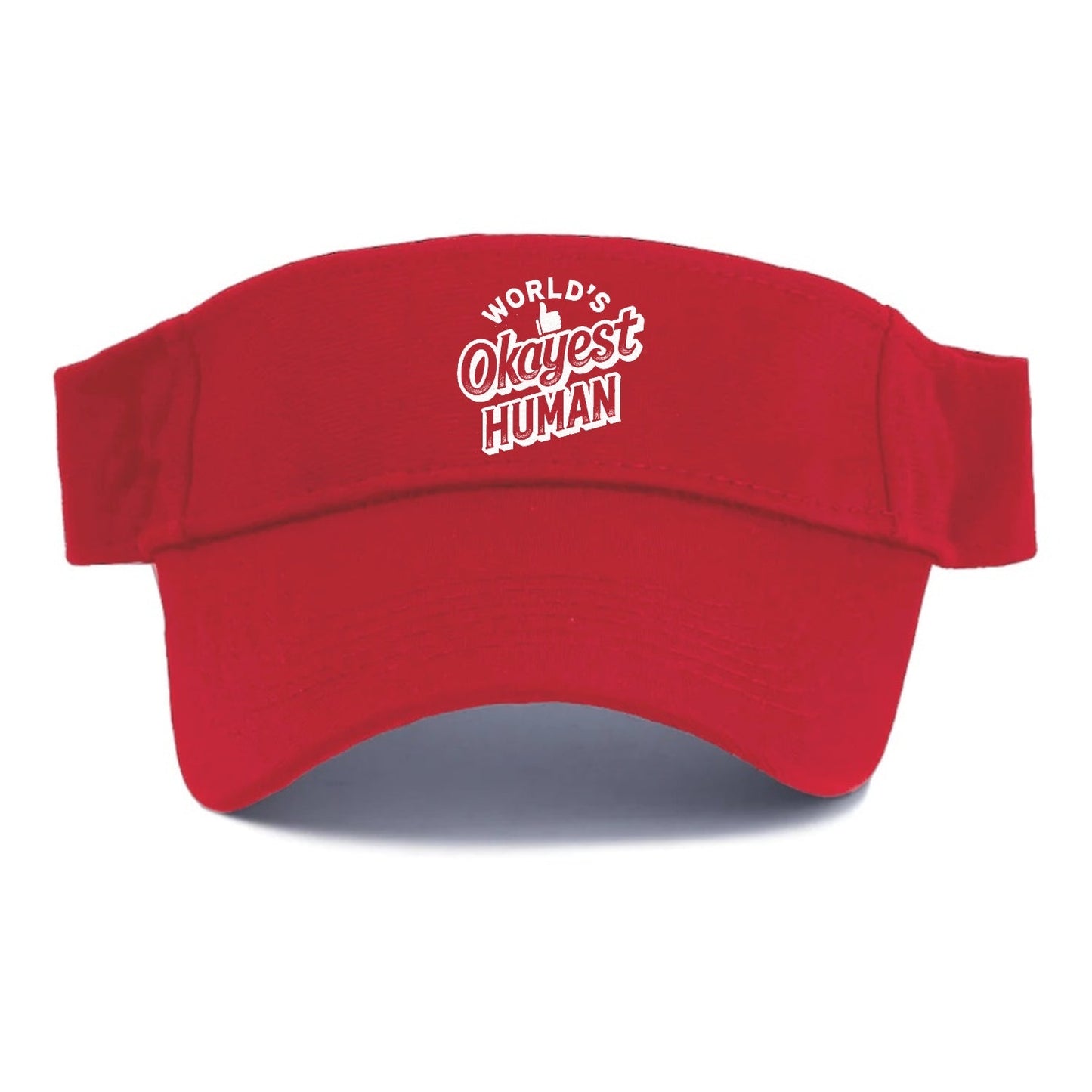World's Okayest Human Visor