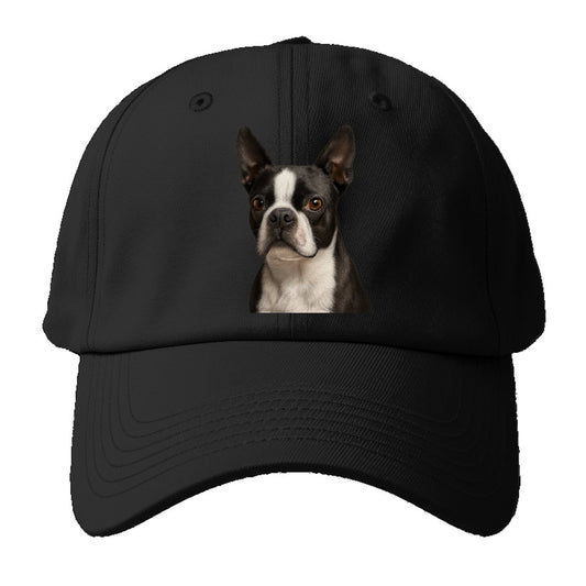 Boston Terrier Portrait Design Baseball Cap