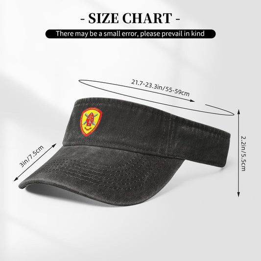 10th Marine Regiment Seal Printing adjustable Empty Top Baseball Sun Cap unisex outdoor sport hat veterans gift