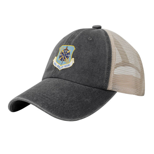 146th Airlift Wing Printed unisex baseball cap adjustable grid baseball cap veteran gift