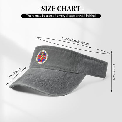 1st Medical Battalion (FtO) Printing adjustable Empty Top Baseball Sun Cap unisex outdoor sport hat veterans gift