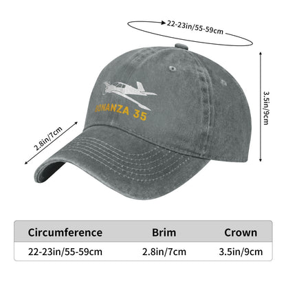 Bonanza 35 Printing unisex baseball cap adjustable hats Outdoor leisure hat veteran gift