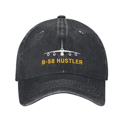 B-58 Hustler Printing unisex baseball cap adjustable hats Outdoor leisure hat veteran gift
