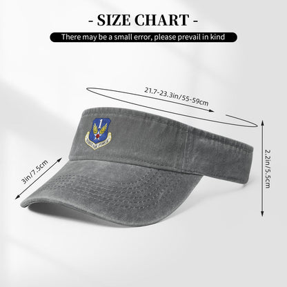 First Air Force-Emblem Printing adjustable Empty Top Baseball Sun Cap unisex outdoor sport hat veterans gift