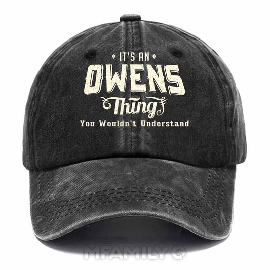 Owens Thing Washed Baseball Cap