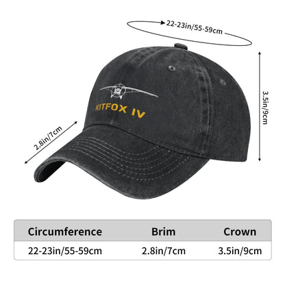 Kitfox IV Printing unisex baseball cap adjustable hats Outdoor leisure hat veteran gift