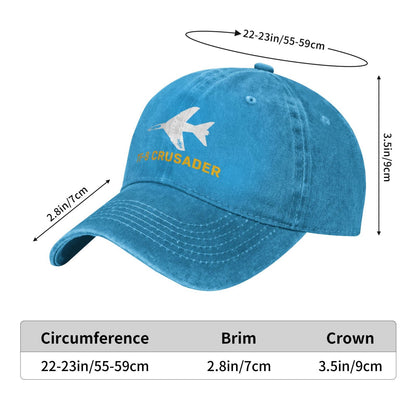 TF-8 Crusader Printing unisex baseball cap adjustable hats Outdoor leisure hat veteran gift