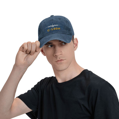 C-130H Printed unisex baseball cap adjustable cap outdoor sunshade trucker hat