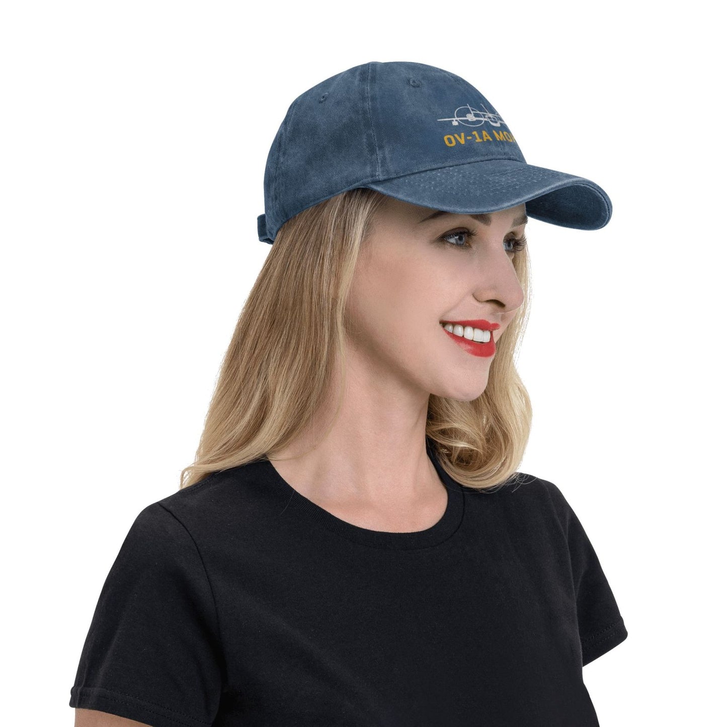 OV-1A Mohawk Printed unisex baseball cap adjustable cap outdoor sunshade trucker hat