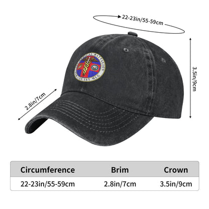 1st Medical Battalion (FtO) Printed unisex baseball cap adjustable cap veteran gift