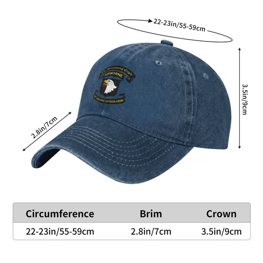 101st Airborne Division Vietnam Veteran Printing unisex baseball cap adjustable hats veteran gift